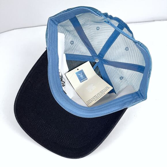 NWT Vintage Y2K Playboy Bunny Blue Trucker Hat Cap Headwear New With Tags - Picture 9 of 16